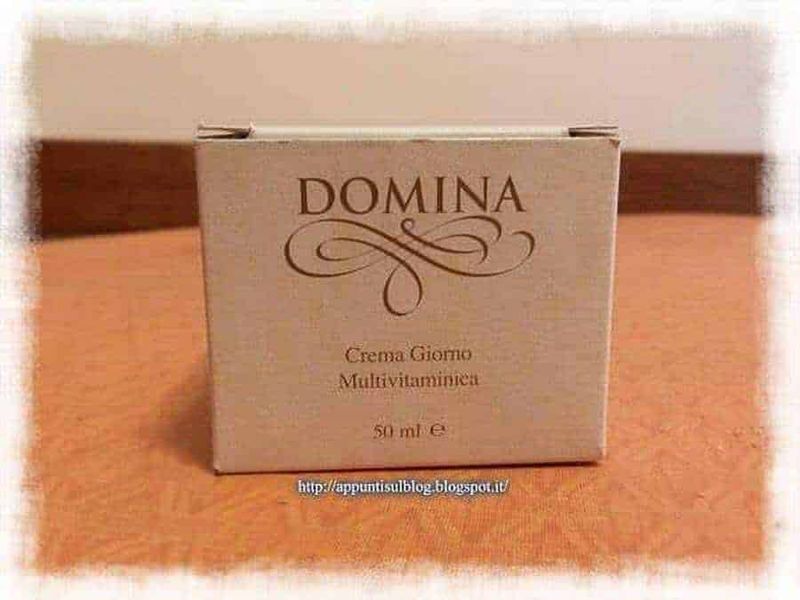 Domina cosmetica e si diventa regine 5 Crema giorno multivitaminica Domina in confezione da 50 ml, ideale per cura della pelle e nutrimento quotidiano.