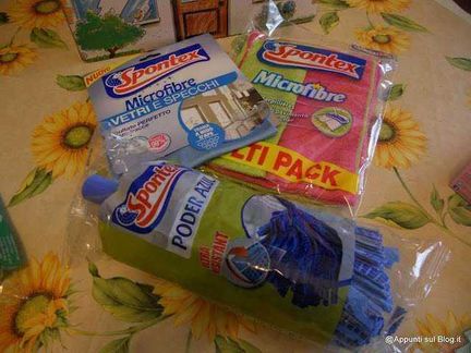 Spontex: un riccio a difesa delle pulizie 9 Microfibre per vetri e superfici, set pulizia spugnette e mop microfibra, accessori per la casa, detergenti efficaci, Spuntex Appunti sul Blog.