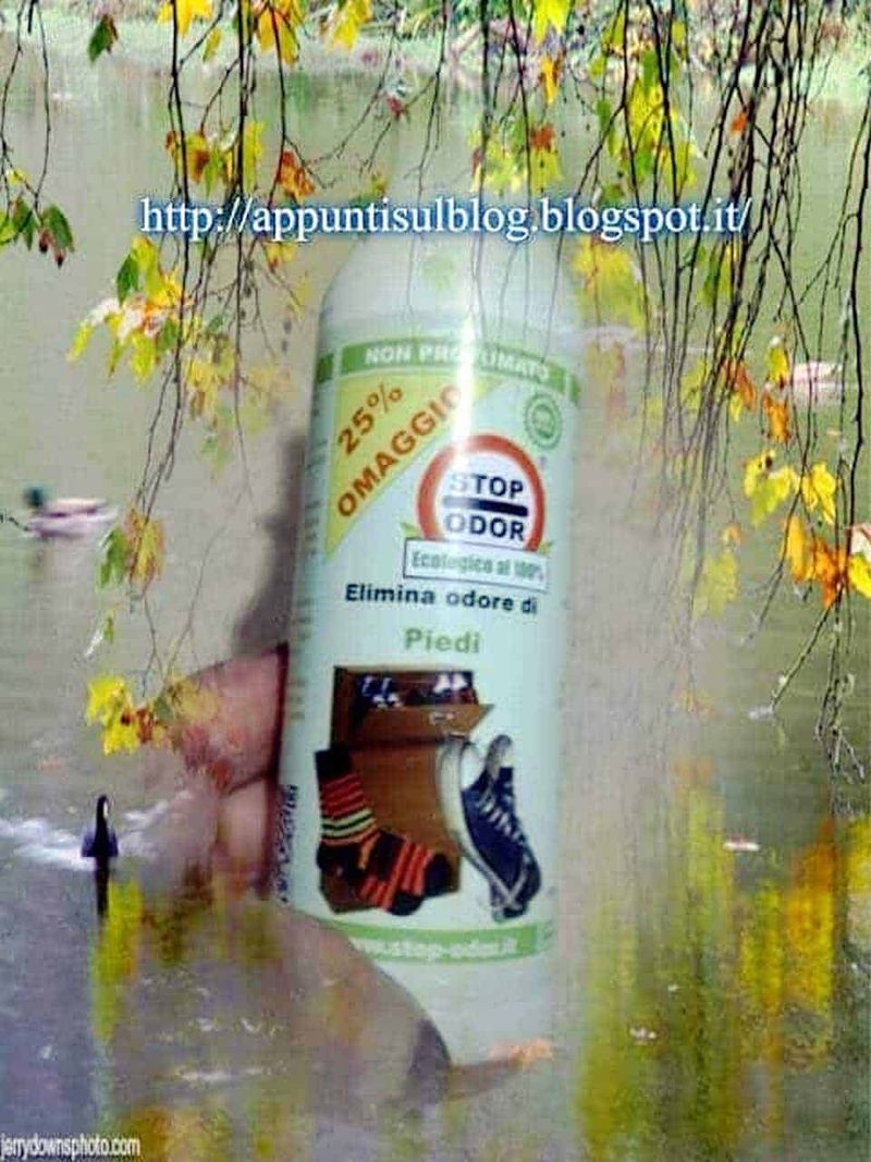 Stop-Odor, eliminiamoli in modo naturale 5 Elimina odore piedi spray antitrapano antifungo 25% omaggi pubblicità su blog outdoor natura acqua inattesa.