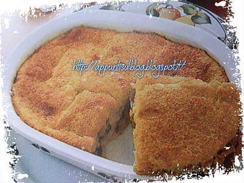 Budino con salsa