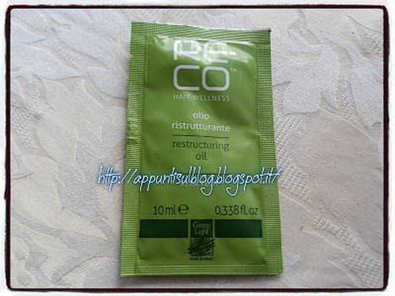 olio RE-CO ristrutturante