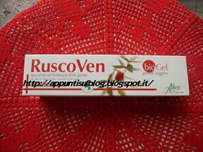 Ruscoven integratore naturale in gel per il benessere delle vene, confezione visibile, prodotto a base di ingredienti naturali per migliorare la circolazione sanguigna e la salute vascolare.