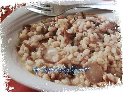 Orzotto perlato con Condighiotto Galfrè e Salmone 4 Menu: Orzotto perlato con Condighiotto Galfrè e Salmone