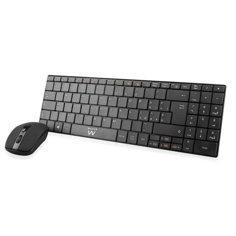 Ewent EW3139: Recensione Kit Tastiera e Mouse Wireless (Aggiornata) 2 Tastiera e mouse wireless: Tastiera wireless con mouse senza fili, ideale per work da remoto e utilizzo quotidiano, compatibile con Windows e Mac, design elegante e portatile.