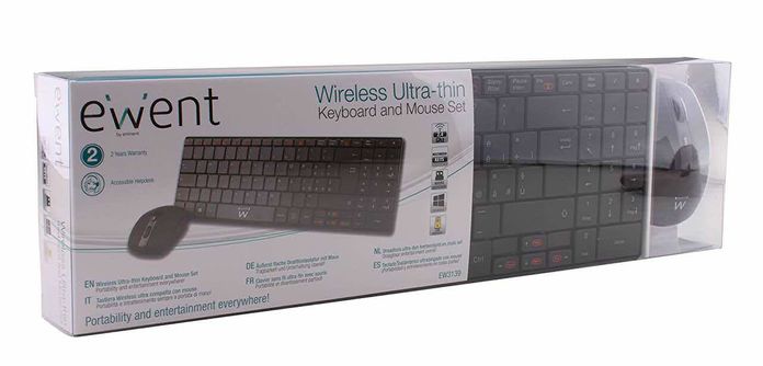 Ewent EW3139: Kit tastiera mouse wireless, la potenza della multimedialità