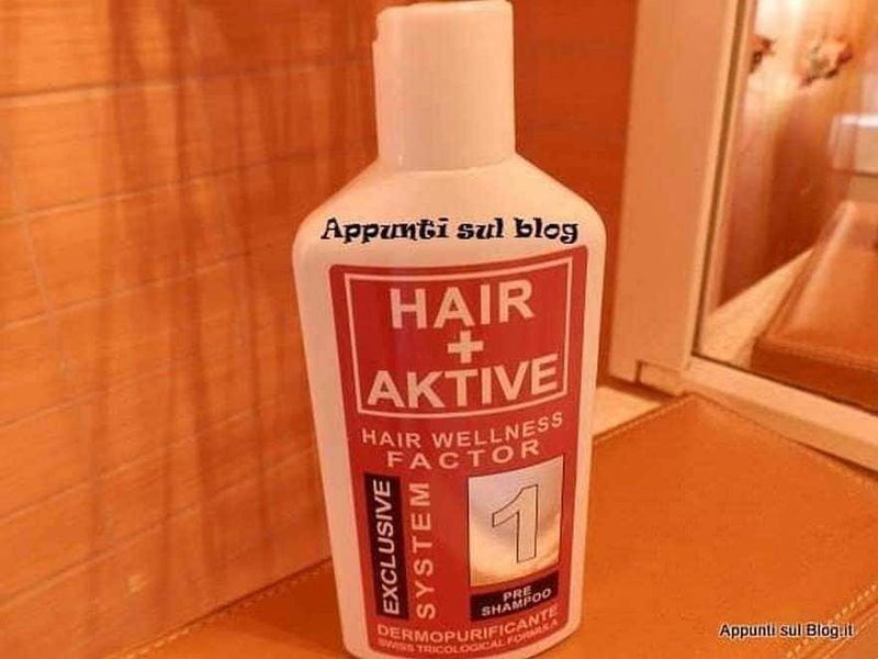 Shampoo Hair Aktive: la mia esperienza per capelli grassi e con forfora 2 Capelli grassi e forfora: Pre-Shampoo Hair Aktive per capelli grassi e normali