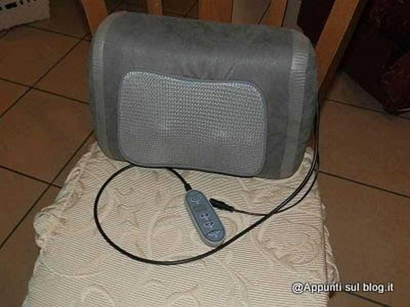Cuscino Shiatsu per il benessere a casa
