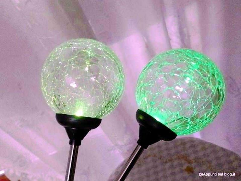 Esky Sky of Electronics, sfere per illuminare il buio 6 Bombini luminosi a sfera con effetto crackle, luci LED verdi, decorazione per giardino o eventi outdoor, atmosfera magica all'aperto, luci decorative LED per esterni, luci per feste.