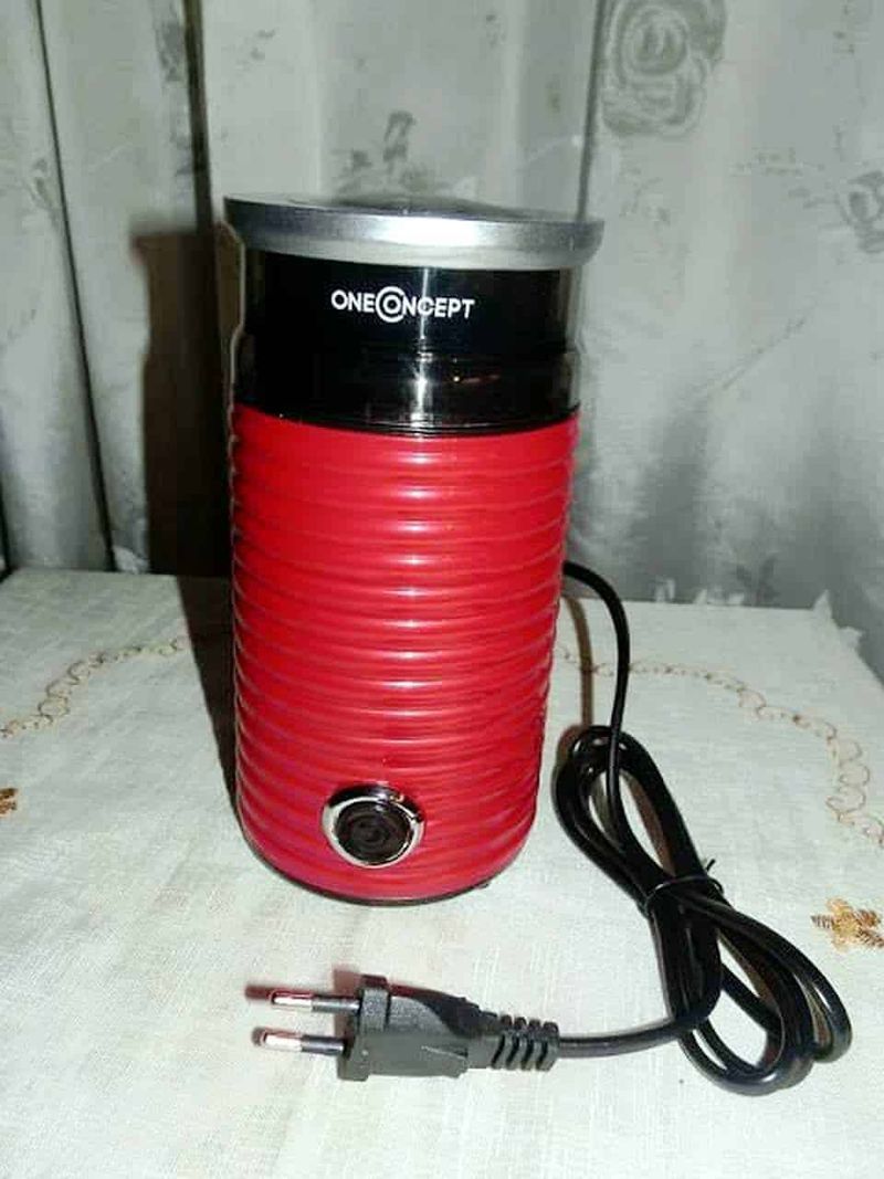 OneConcept Coffecino macinacaffè elettrico rosso e nero