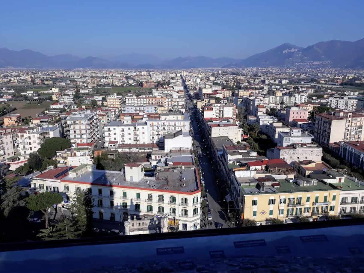 Via Sacra vista dal campanile