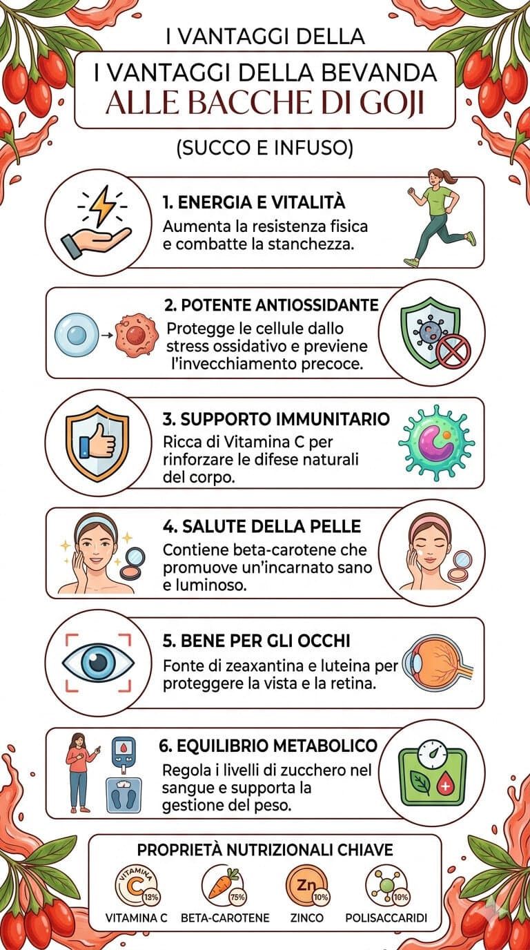 vantaggi della bevanda