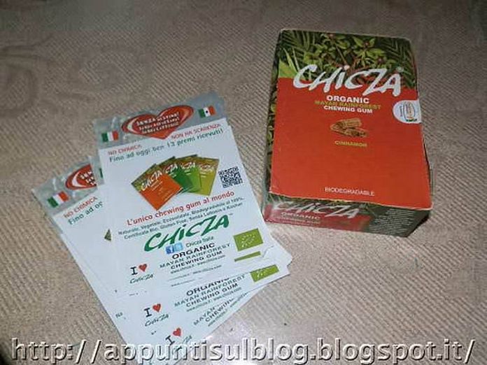 Chicza, il chewing gum biologico e senza lattosio