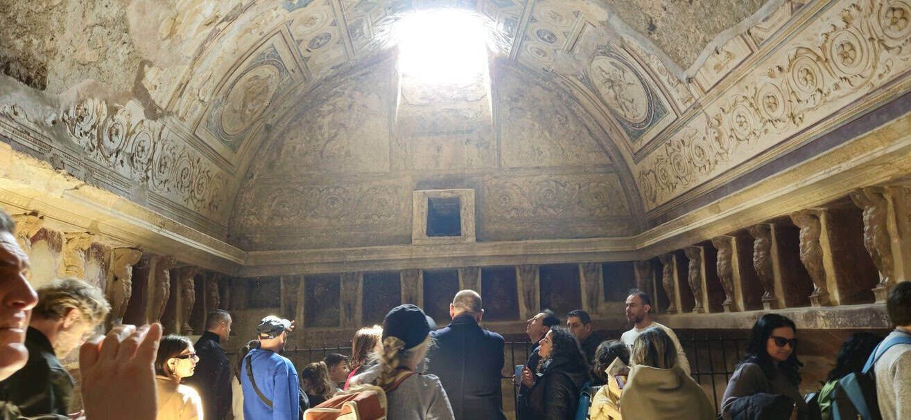 Le Terme del Foro negli Scavi di Pompei. 