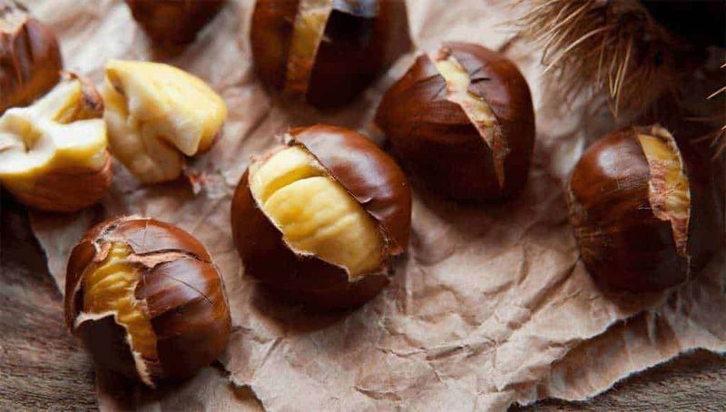 Castagne, ricche di minerali, amiche della Linea