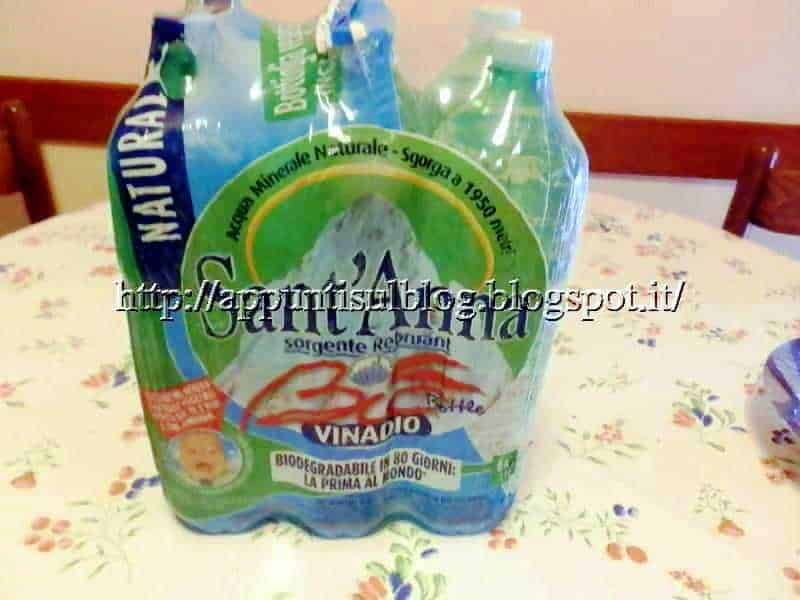 Acqua S.Anna in bottiglia Bio Bottle