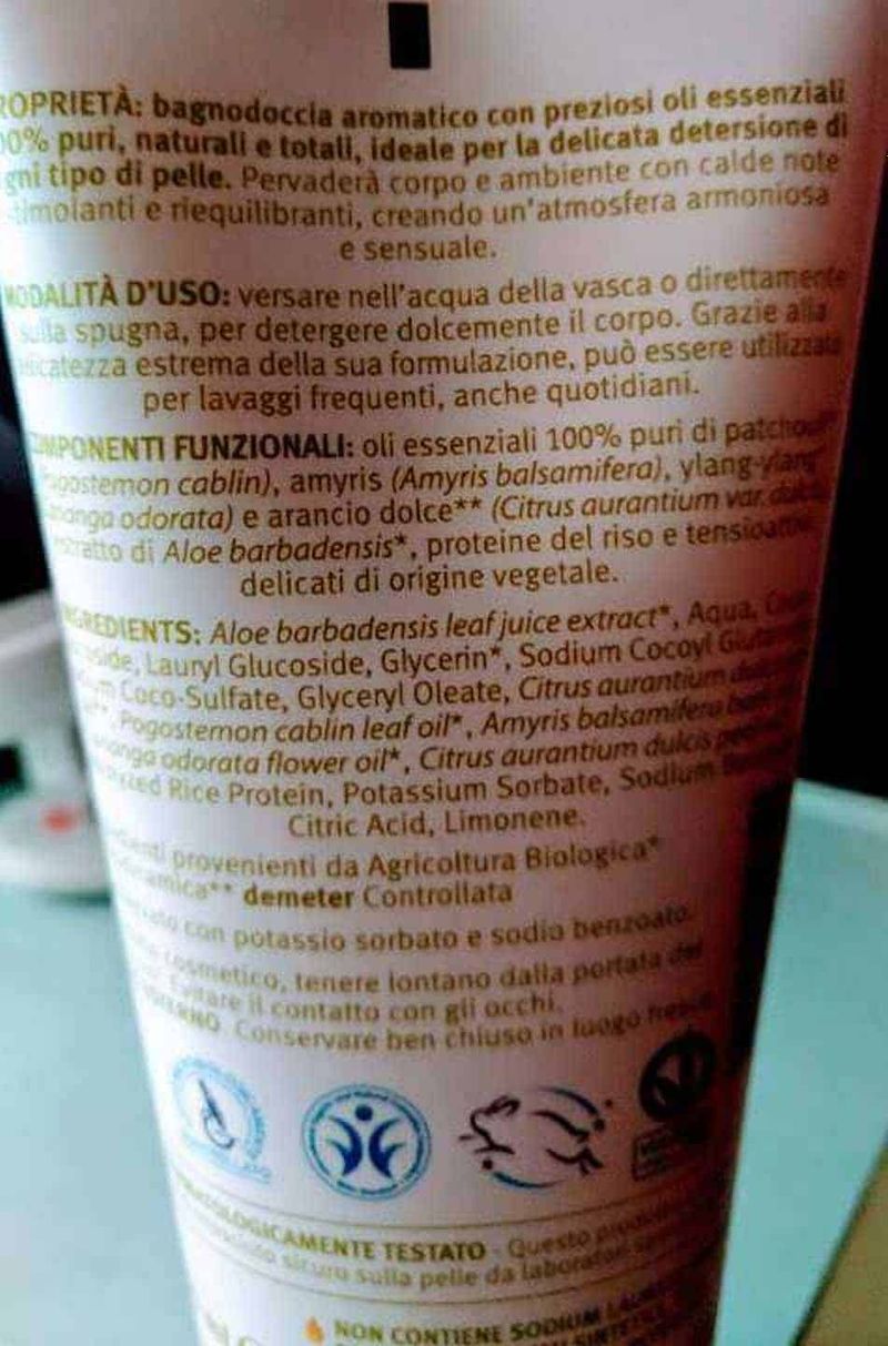 Bagnodoccia dolci sensi 200 ml bio-bdih per doccia 4 Bagnodoccia dolci sensi 200 ml bio-bdih per doccia stimolante
