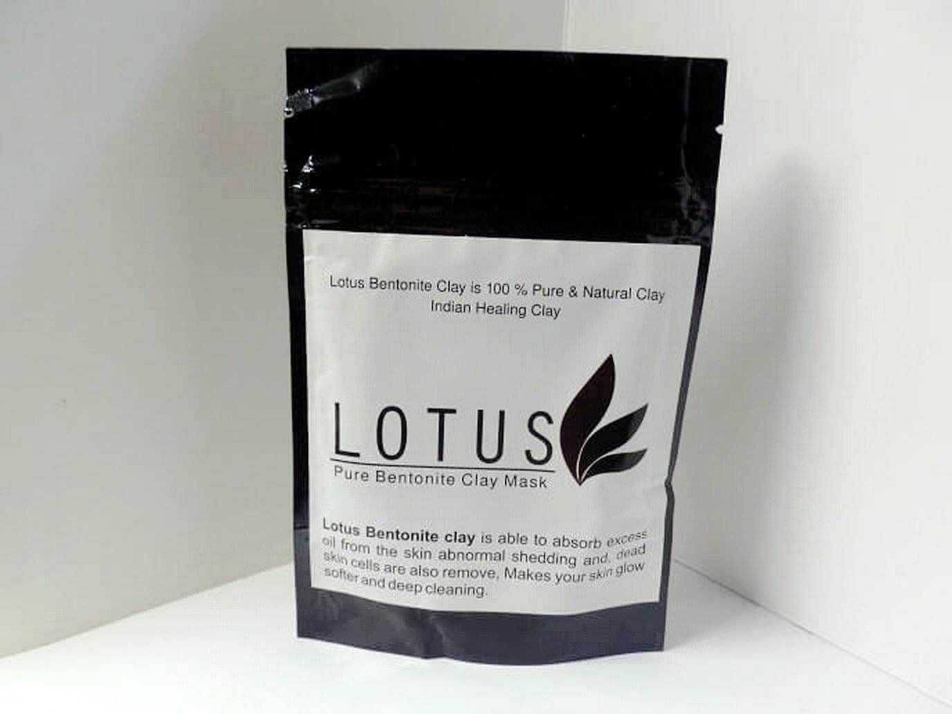 Polvere di argilla bentonite pura per maschere viso, cura della pelle, detox e rigenerazione naturale, ideale per una pelle più morbida e luminosa.