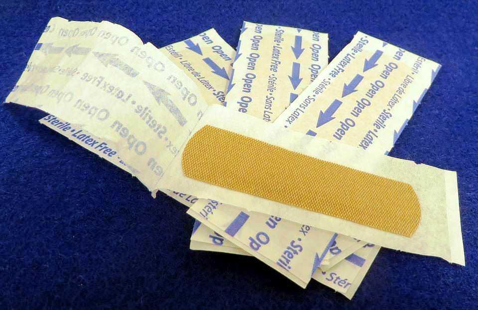 Sterile sterile latex free guanti adesivi per medicazioni, crema e ferite, confezione di barrette adesive per medicazioni, igiene e sicurezza medica, kit di primo soccorso, accessori sanitari.