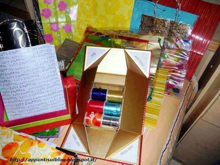 Starfilcas vestiamo di carta i regali 2 Cuori di carta rosa e decorazioni colorate in una scatola, ideali per regali o decorazioni romantiche, in stile festivo e creativo.