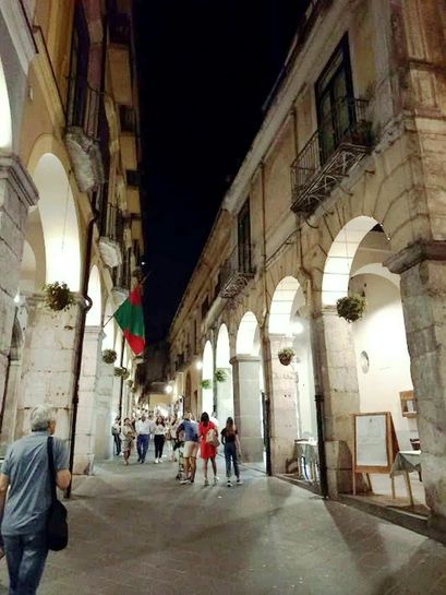 Cava dei Tirreni, in Campania,portici del 400