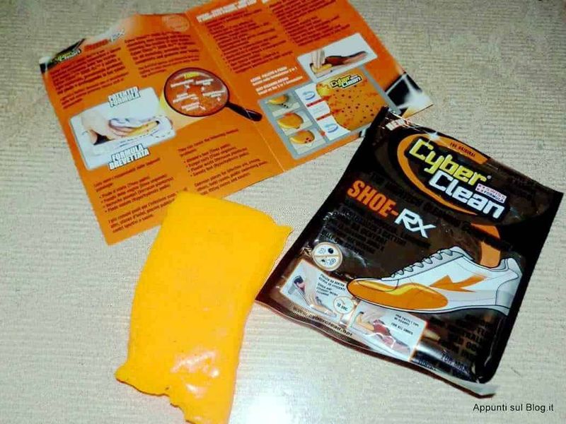 Cyber Clean Shoe-RX, per interni scarpe sempre pulite 2 Spugnetta brevettata contro germi nelle scarpe: Filtro.