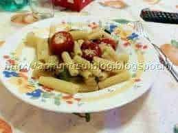 Fiordelisi: ziti con poponcini al formaggio di capra e verdure