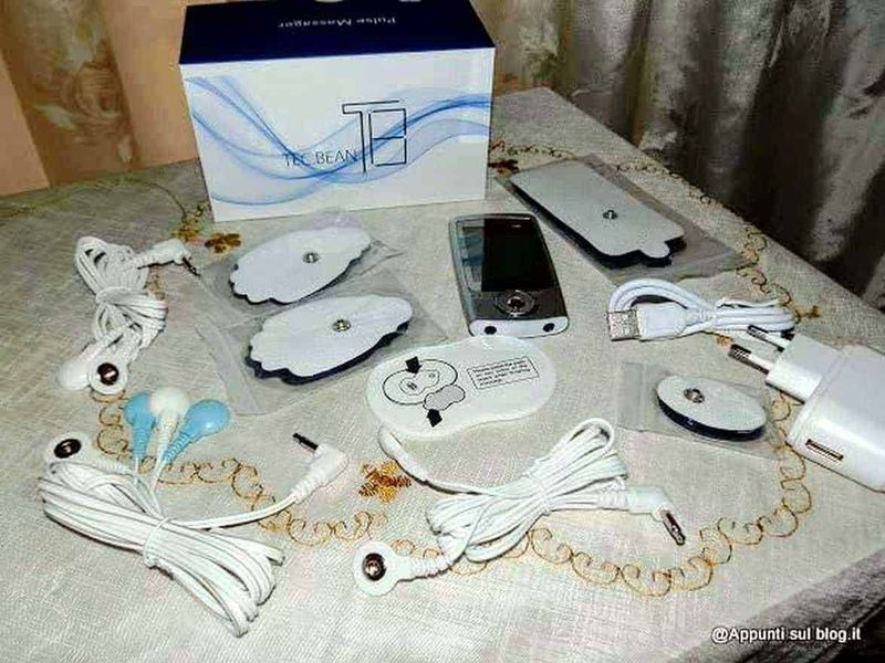 Elettrostimolatore TecBean per rilassare i muscoli: caratteristiche 3 Elettrostimolatore TecBean accessori