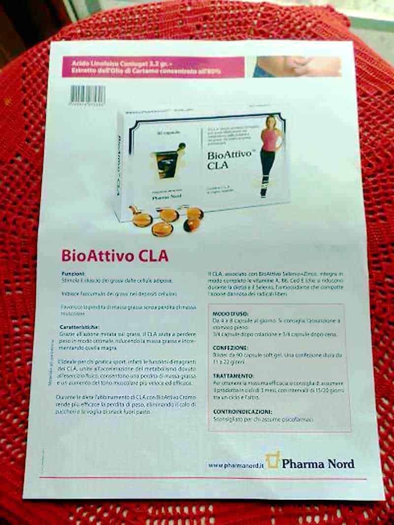 Integratore BioAttivo CLA per favorire la perdita di peso, con calcio e inositolo, supporta il metabolismo e la sensazione di sazietà, ideale per dimagrimento e gestione del peso.
