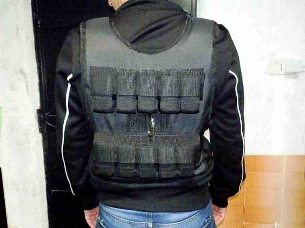 Capital Sports Monstervest Gilet con Pesi in metallo per allenamento