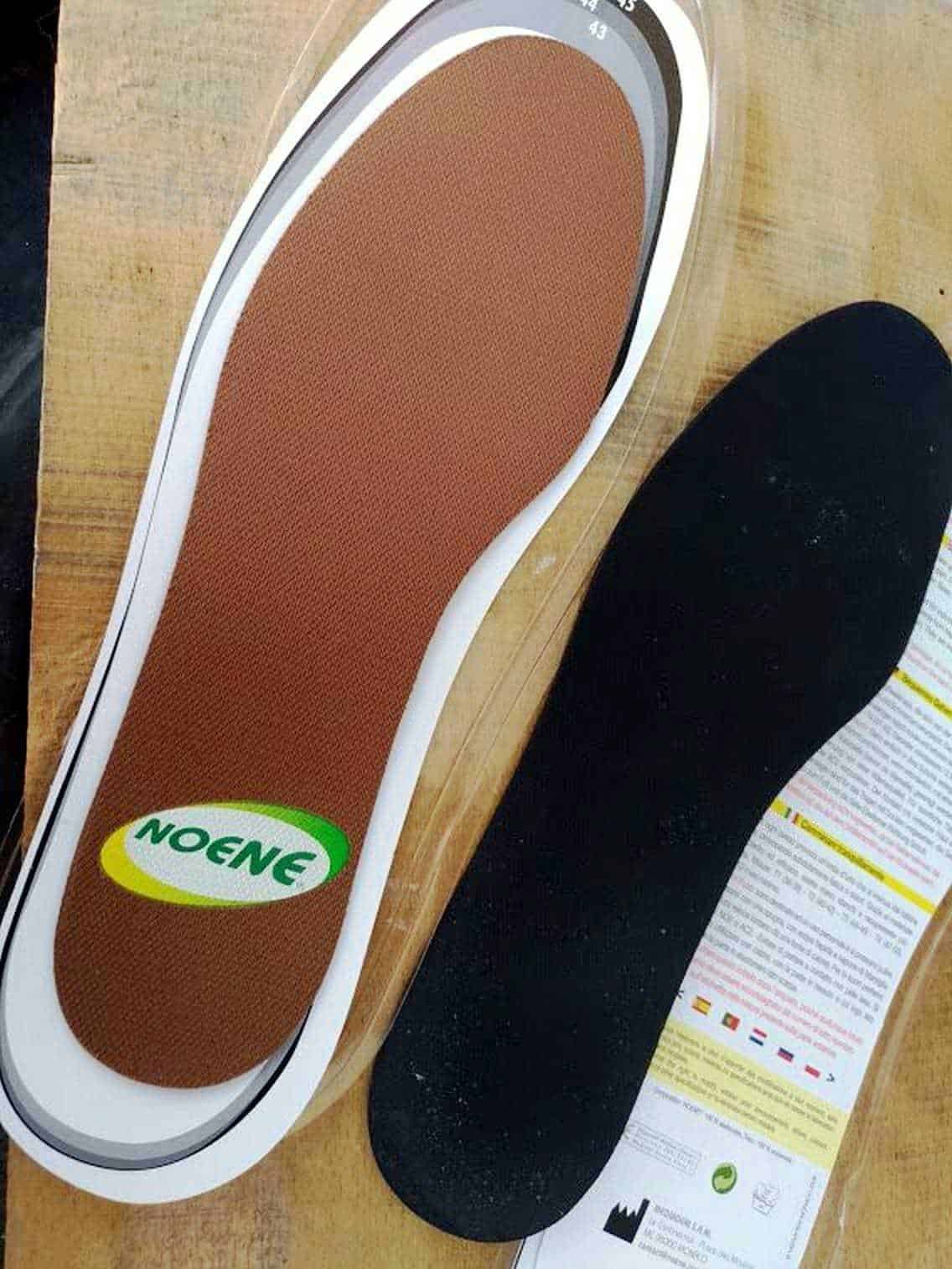 Solette antishock Noene in carbonio per ogni esigenza sportiva.