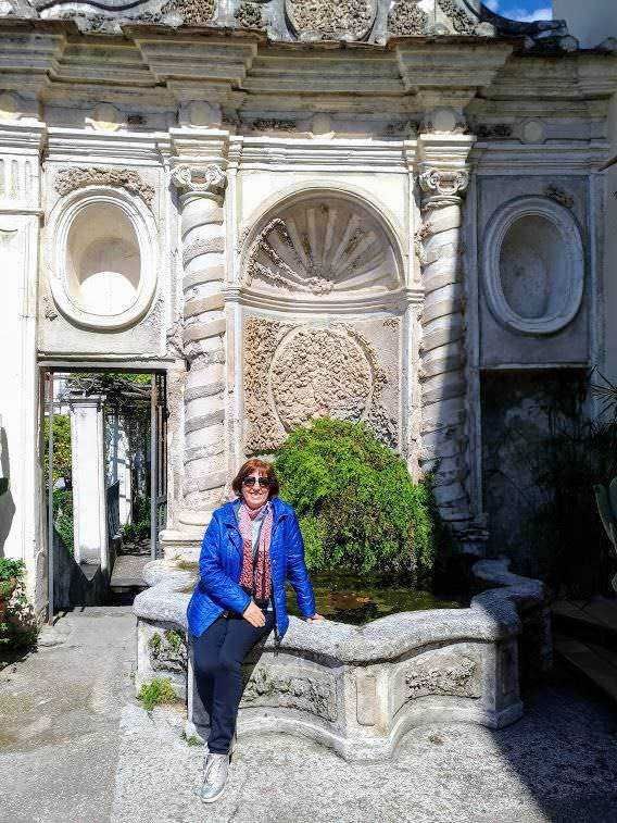 fontana nel Giardino della Minerva