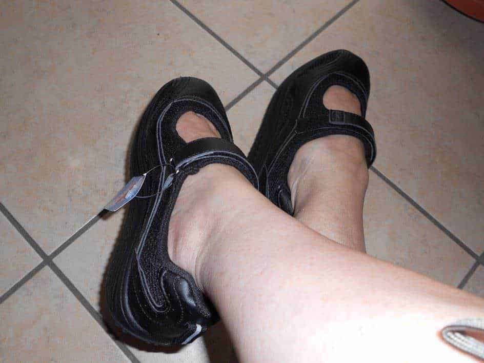 Scarpe basculanti Mapleaf nere con suola a gondola