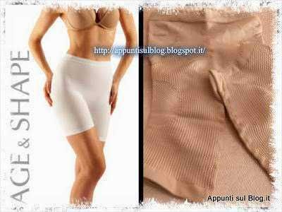 Fascetta elastica modellante e fondi intimi beige, comfort e stile femminile.
