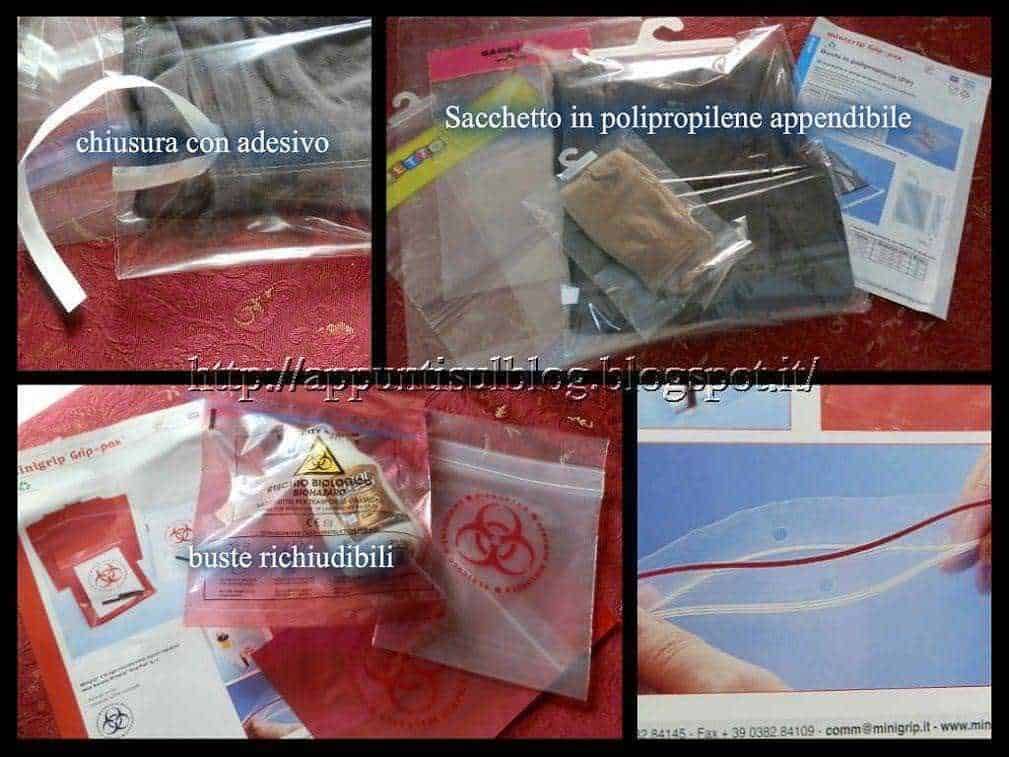 Buste richiudibili: Minigrip Pak: buste per imballaggi innovativi