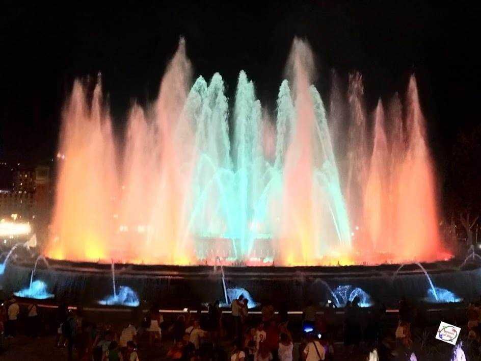 Fontana Magica di Montjuïc, Barcellona – foto dell'autrice