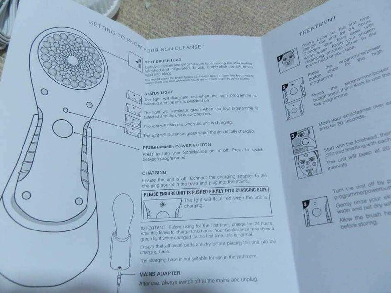 Rio Sonicleanse spazzola viso a ultrasuoni per una detersione profonda 4 Filemame: istruzioni-sistema-sonicclean-appunti-sul-blog.jpg.