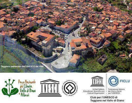 Fortezza di Foggia patrimonio UNESCO, vista aerea del centro storico con mura antiche e vie pittoresche, simbolo di storia e cultura italiana.