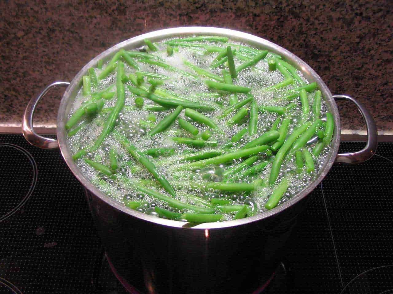 Blanching, congelare verdure fresche