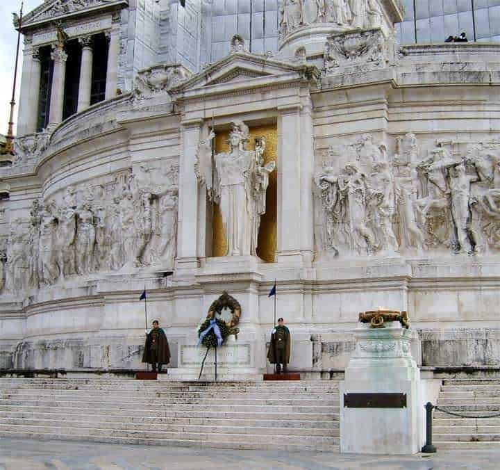 Il Vittoriano a Roma, monumento storico