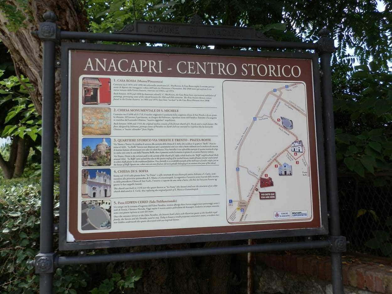 centro storico di Anacapri