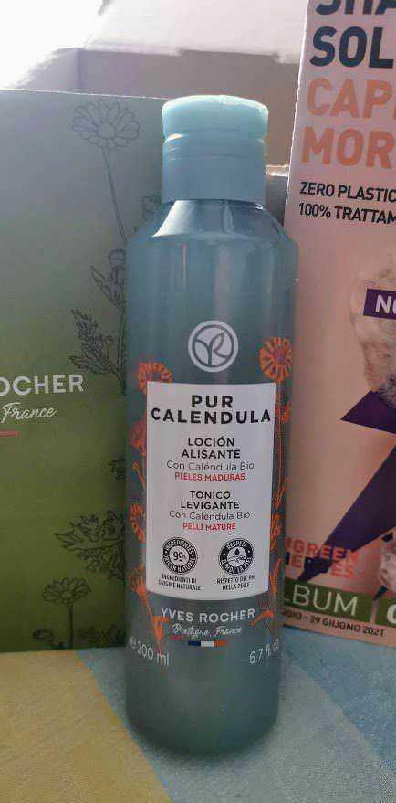 Calmante naturale con calendula, lozione rinfrescante e levigante per la pelle matura, senza plastica, 100% trattamento naturale, ideale per viso e corpo.