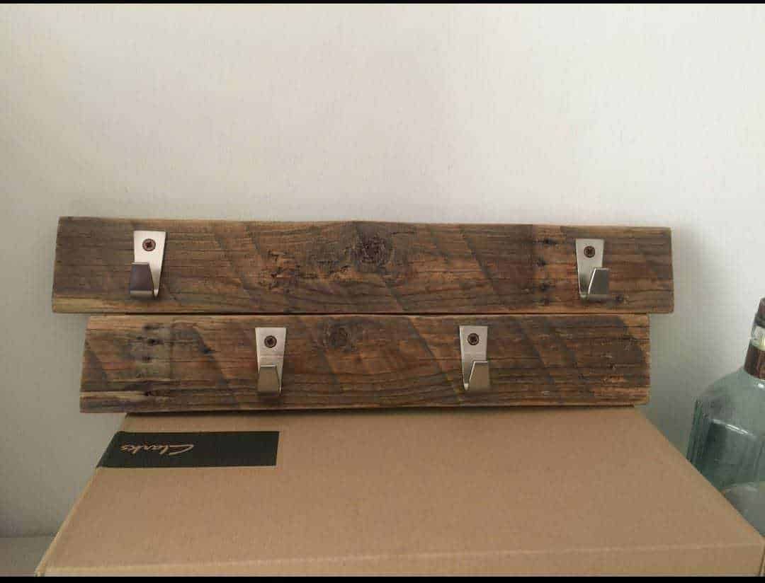 Appendiabiti In Legno Con 10 Ganci 50x29cm - Atmosphera Créateur D'intérieur - Foto 3