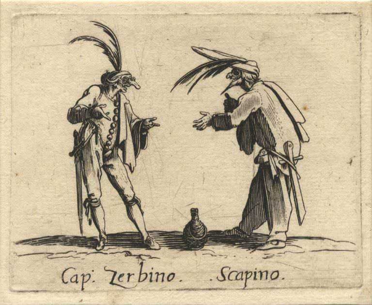 Origine del Carnevale da 5000 anni a oggi (Aggiornato 2026) 4 Parto da un’immagine storica raffigurante due figure in abiti antichi, coinvolte in un gesto di scambio o comunicazione, con un alcolico in mezzo. Perfetta per contenuti che trattano di storia, cultura, costumi e società antiche.