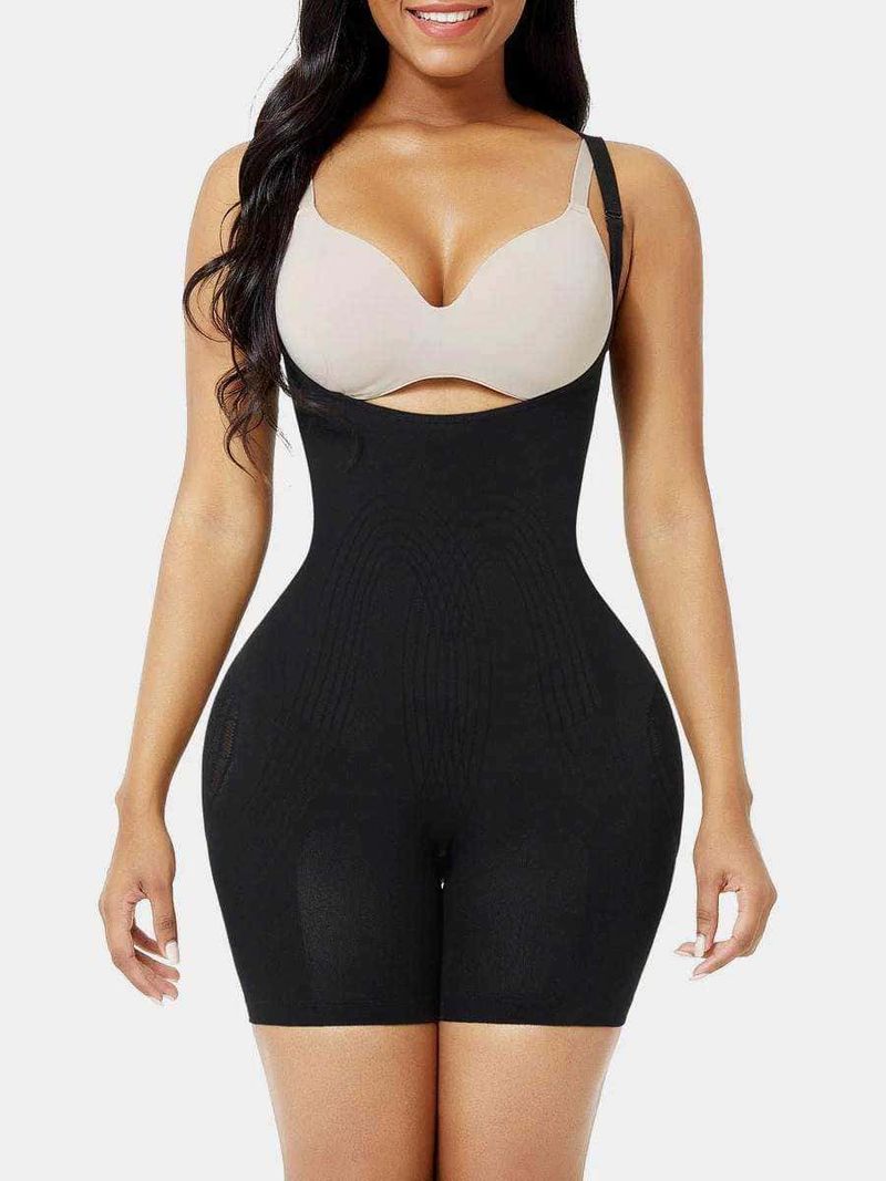 Best body shapewear for women elegant 3 Corpetto modellante a vita alta nero con pancia piatta e supporto lombare, ideale per posture corrette e vestibilità comoda. Ottimo per workout e look quotidiani.