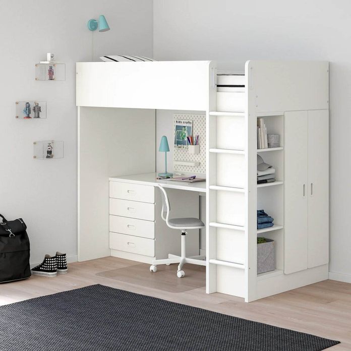 6 Pro e contro letto a soppalco Ikea in piccoli spazi