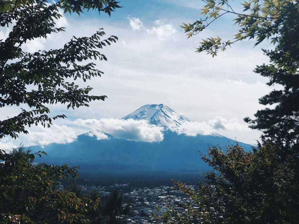 monte Fuji in Giappone
