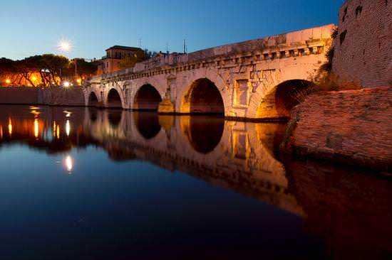 Rimini Arco di Augusto e centro storico