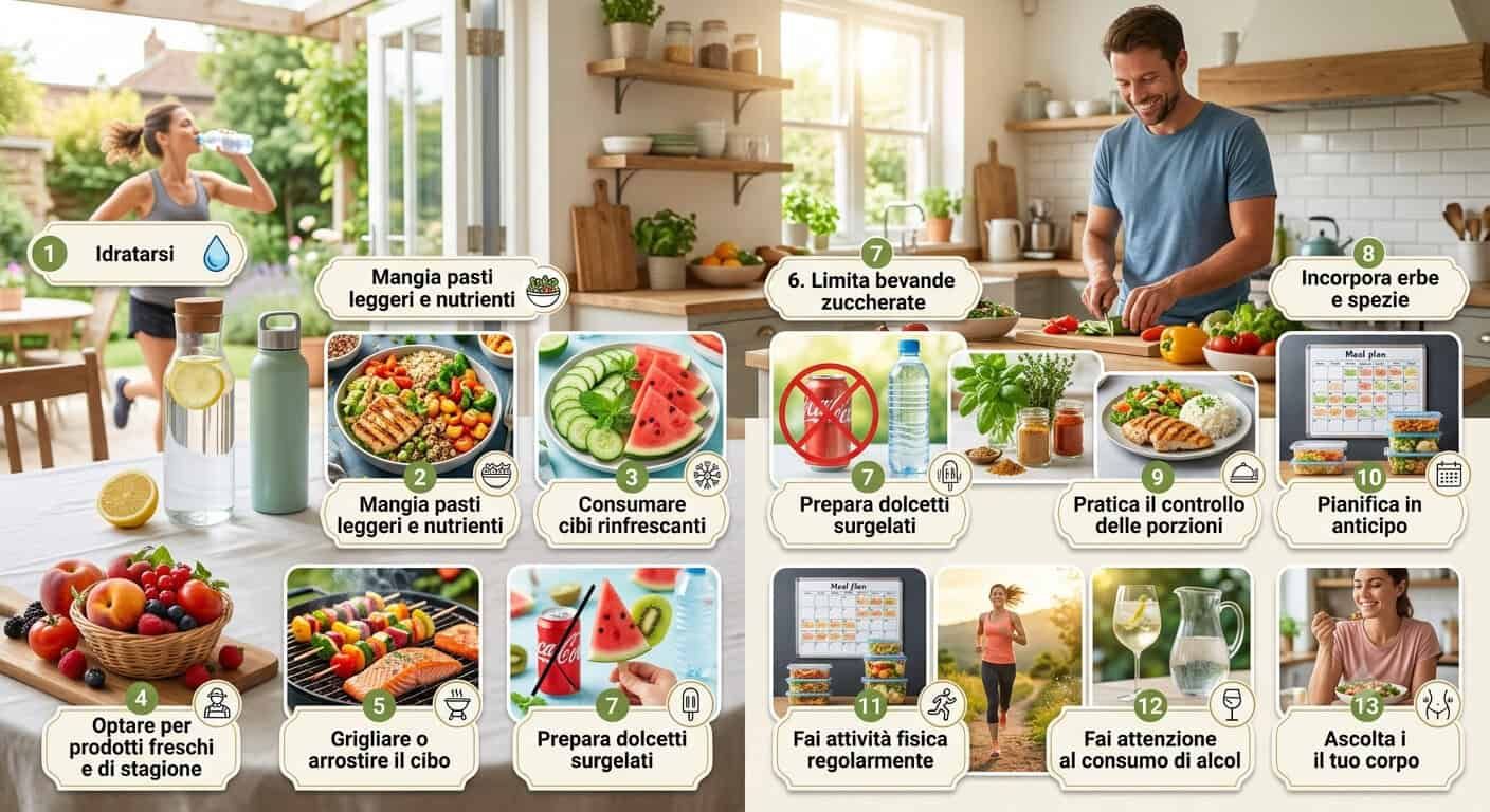 I migliori consigli per una dieta in estate: cosa mangiare con il caldo
