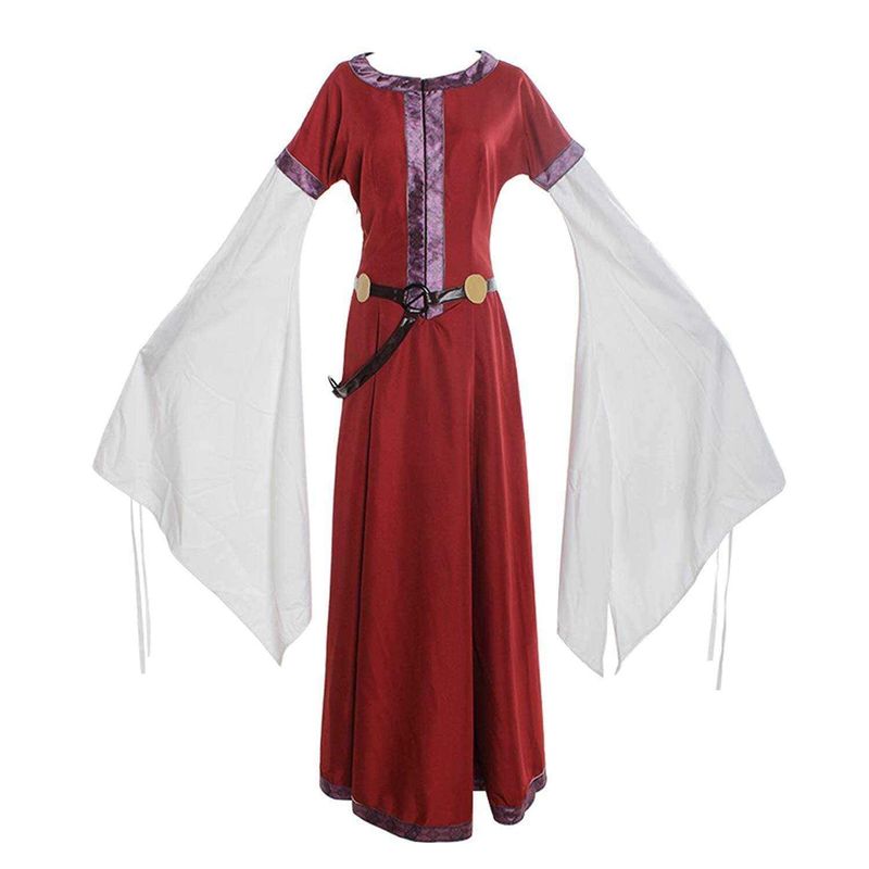Abbigliamento femminile nel medioevo 4 Tunica inferiore femminile dell'abbigliamento medievale