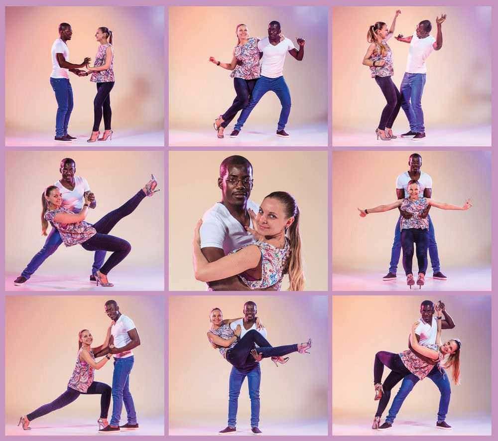 Vita di coppia, ballo e divertimento tra uomo e donna, foto di coppie che ballano insieme in stile dance, momenti di allegria e scambio di energia positiva, Appunti Sul Blog.